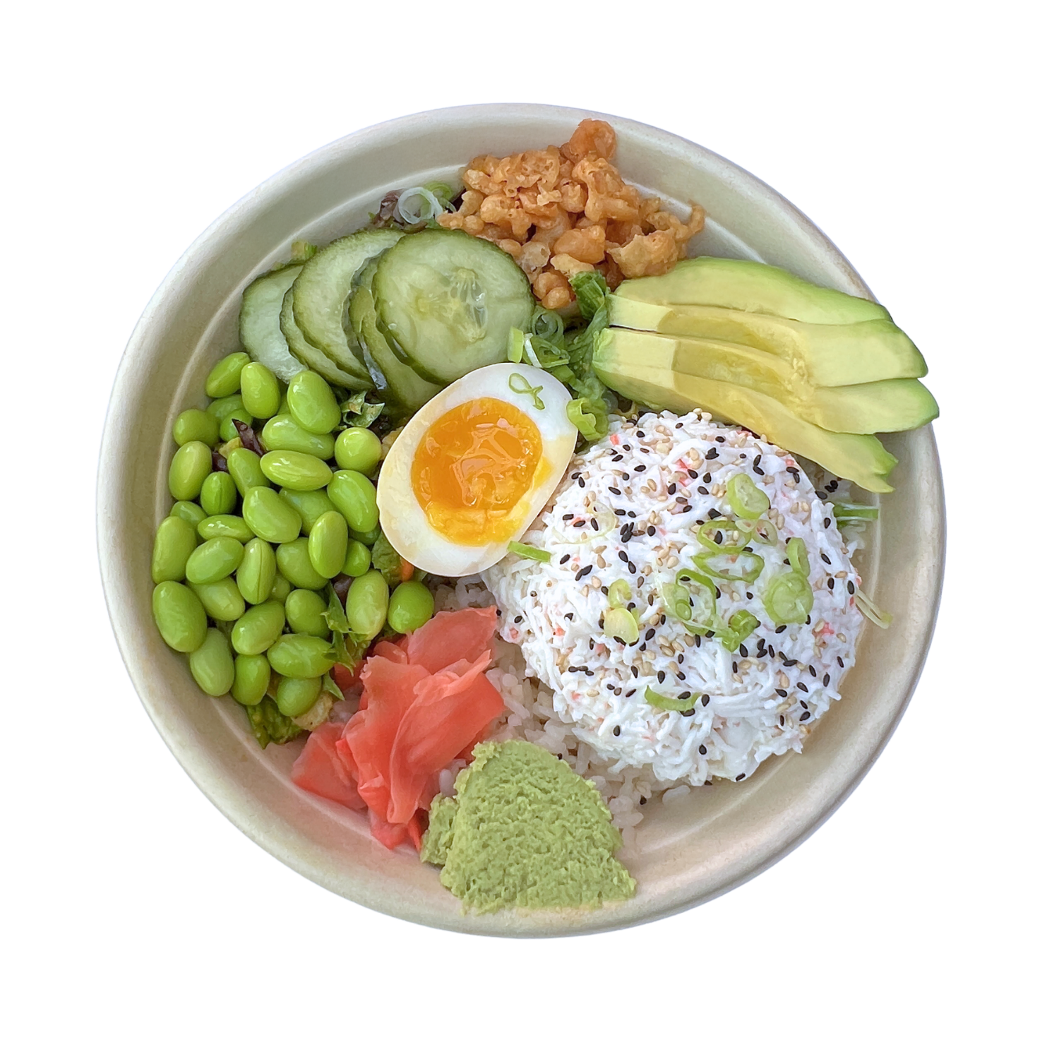 California Kani Salad Poke Bowl